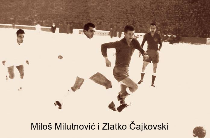 Miloš Milutinović i Zlatko Čajkovski u revanš meču protiv Reala